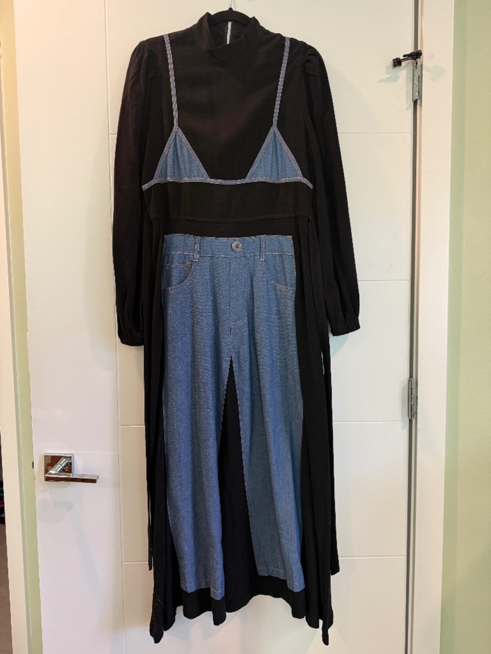 Fashion Brand Company Denim and Linen Dress Sz M